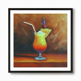 Tropical Drink 1 Art Print