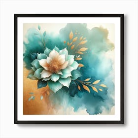 Watercolor Flower 8 Art Print