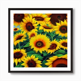 Sunflowers 5 Art Print