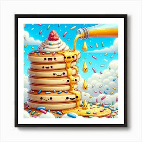 Pancakes Art Print