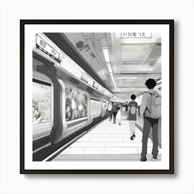 Subway Station 1 Art Print