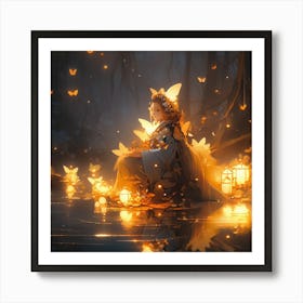 Fairy Lanterns Art Print