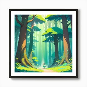 Forest Path 7 Art Print