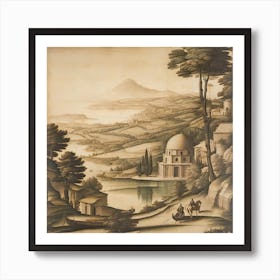 Landscape Of Sicily Art Print