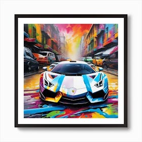 Lamborghini 83 Art Print