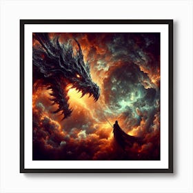 Request the power of the dragon Art Print