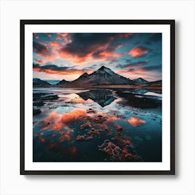 Mt Reflections Art Print