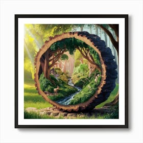 Tree In The Forest 1 Art Print
