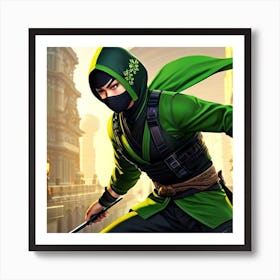 Ninja Warrior 1 Art Print