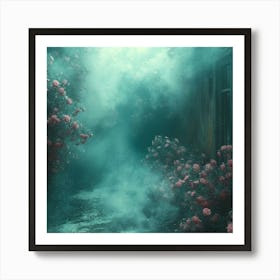 Smoky Roses Art Print