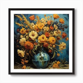 Vase of Flowers Art Print