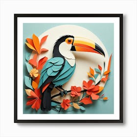 Minimalist, Toucan 1 Art Print