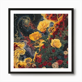 Yellow Roses 2 Art Print