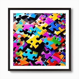 Life Puzzled 2 Art Print