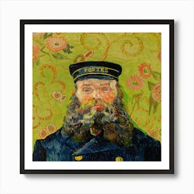 Postman With Beard Art Print