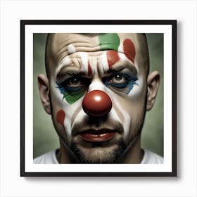Clown Face 1 Art Print