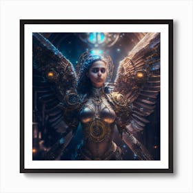 Steampunk Angel 9 Art Print