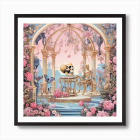 'The Rose Garden' Art Print