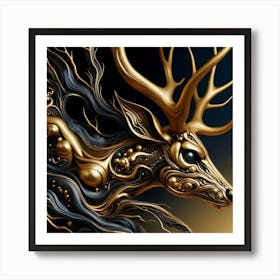 Deer Art 4 Art Print