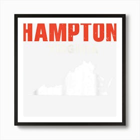 Hampton Virginia Usa State America Travel Virginian Art Print