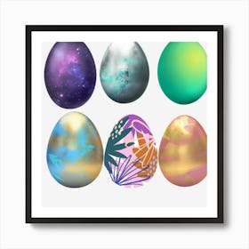 Easter Eggs Art Print