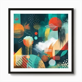 Abstract Painting 120 Art Print