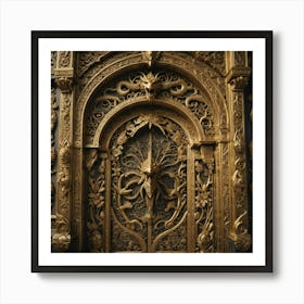 Lord Of The Rings Door Art Print