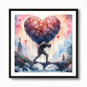 Heart Of Stone Art Print