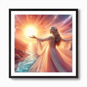 Angel Of The Sun Art Print