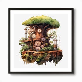 Zelda Tree Art Print