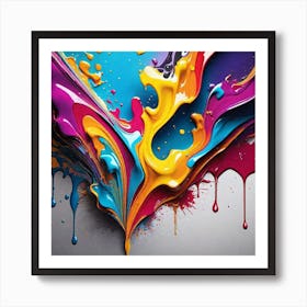Abstract Painting 106 Art Print