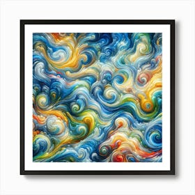 Abstract Abstract Painting 2 Art Print