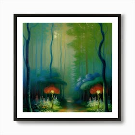 Forest Magic Path Art Print