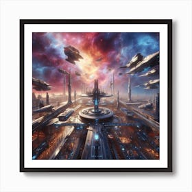 Space City 2 Art Print