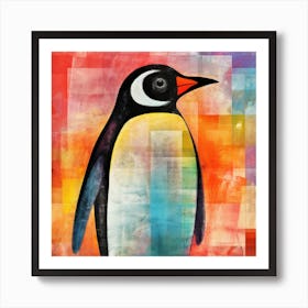 Maraclemente Penguin Painting Style Of Paul Klee Seamless Art Print