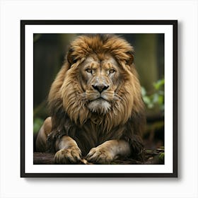 Lion Portrait 1 Art Print