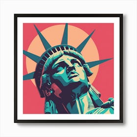 Statue of Liberty NY Usa Vector Design Illustration 1720362777 1 Art Print