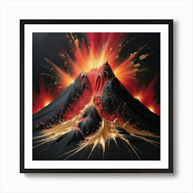 Lava Explosion 1 Art Print