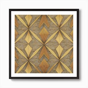 Firefly Beautiful Modern Abstract Detailed Native American Tribal Pattern And Symbols With Uniformed (5) Art Print