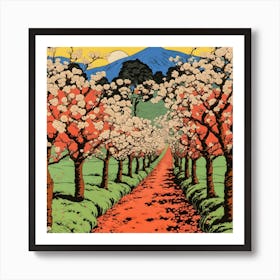 Cherry Blossoms Art Print