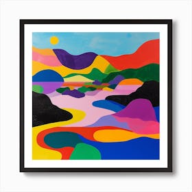 Abstract Travel Collection Anguilla 8 Art Print