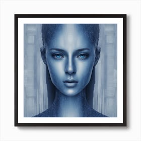 AI Woman Art Print