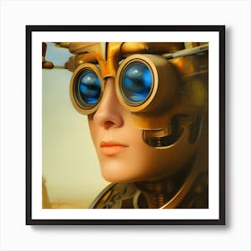 Robot Woman 1 Art Print