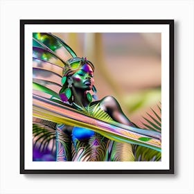 OCA DNA Precious Mental -Rhodium Queens 23 Art Print