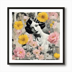 Vintage Roses Art Print