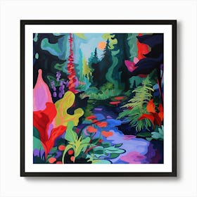 Colourful Gardens University Of British Columbia Canada 2 Art Print