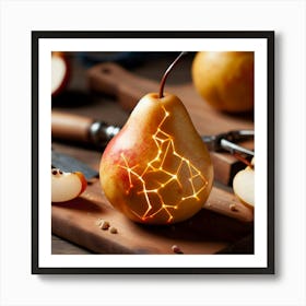 Constellation Pear 1 Art Print