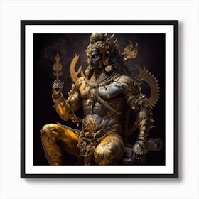 Mythical Warrior 1 Art Print