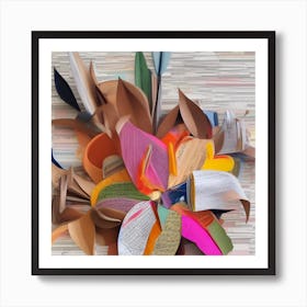 Paper Flower Art Print