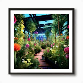 Garden Of Flowers art print 1 Art Print